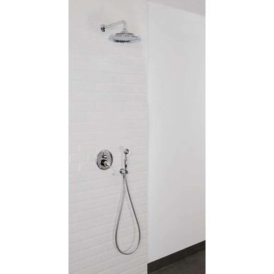 Colonne de douche encastrable murale et rétro, complète avec mitigeur 2  fonctions IMPERIA