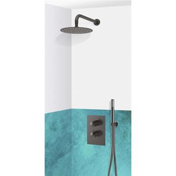 Robinet mélangeur de douche barre thermostatique salle de bains moderne